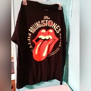 Rolling Stones Black Graphic Kids T-Shirt